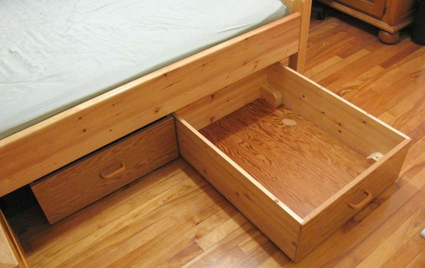 Как сделать ящик для кровати — особенности конструкции