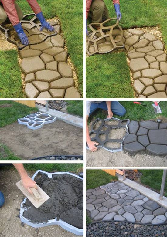 Как сделать садовую дорожку из тратуарной плитки: фото, видео