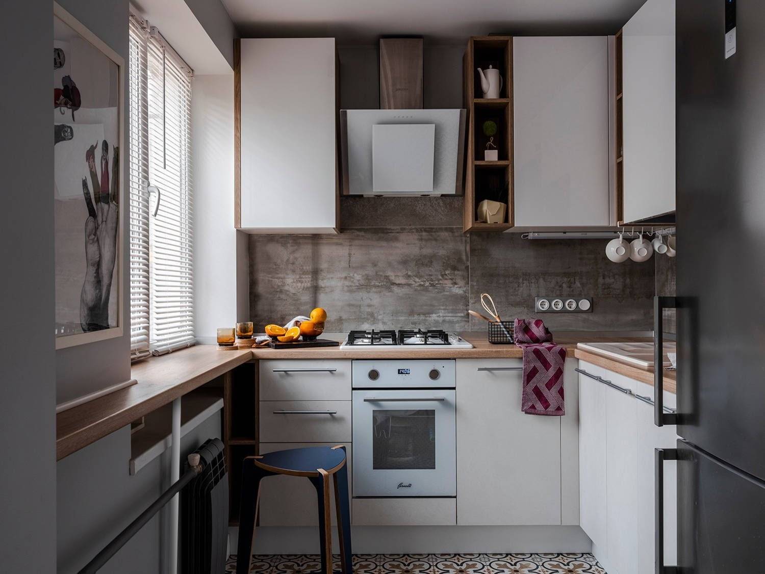 Дизайн маленькой кухни — 130 новых фото интерьера