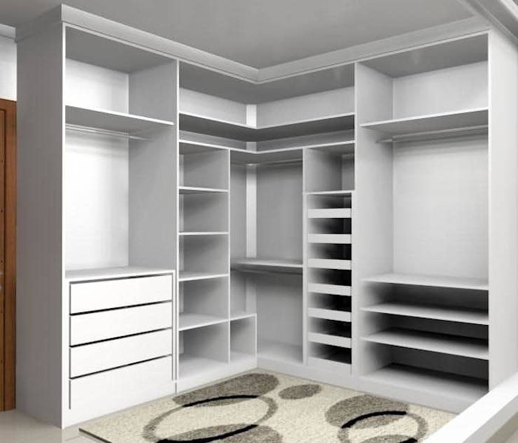 Примеры оформления гардеробной в углу комнаты интерьер и дизайн