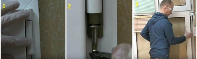 Как снять пластиковую дверь с петель: последовательность действий