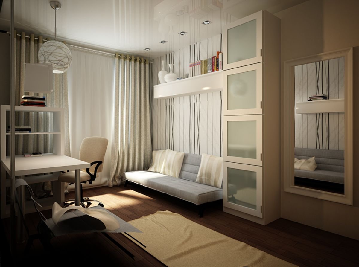 Спальня-кабинет: оригинальный дизайн двух зон в одной комнате | дом мечты