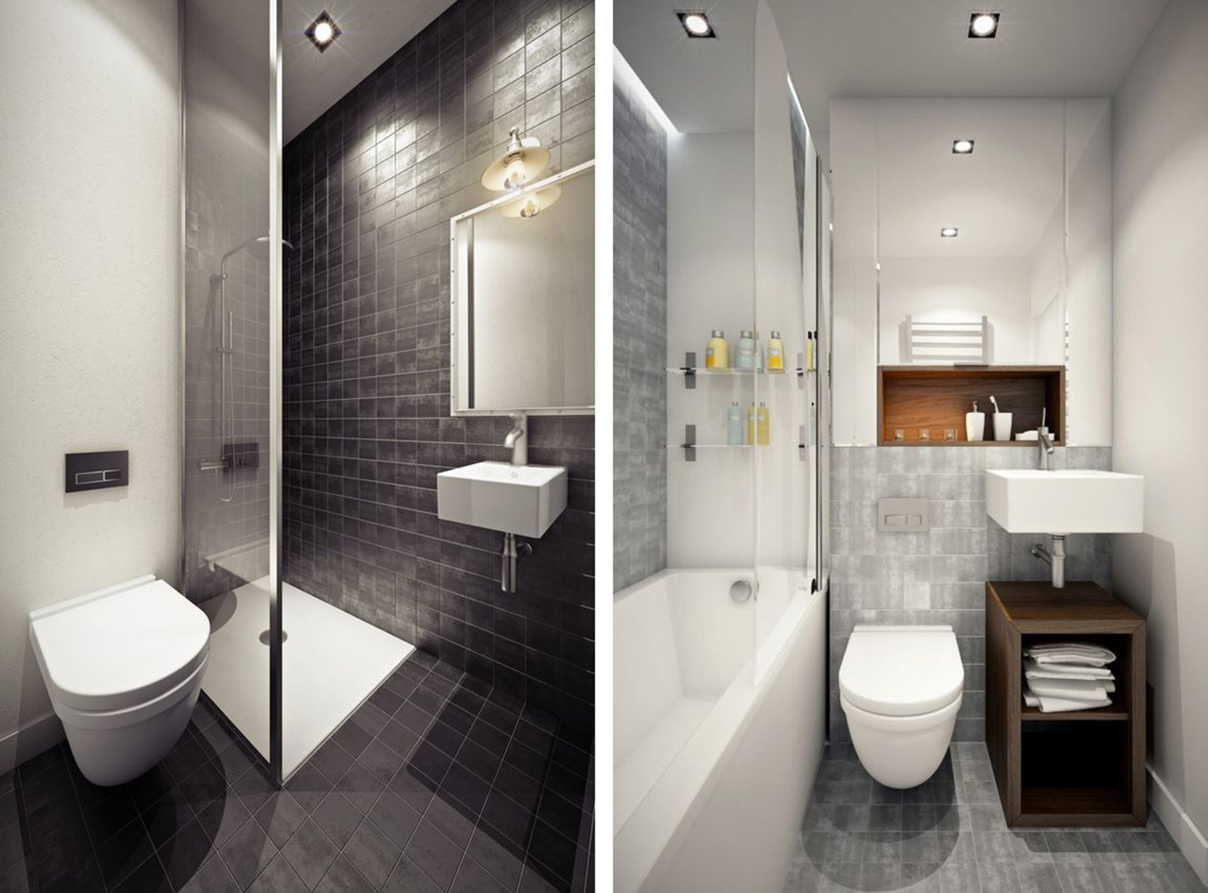 Март 2023 ᐈ ???? (+138 фото) дизайн ванной комнаты совмещённой с туалетом