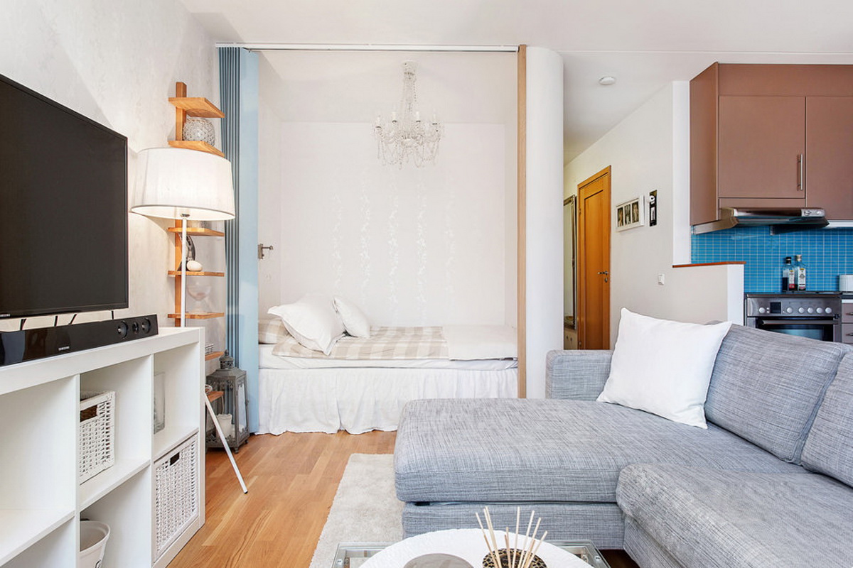 12 лучших современных дизайнов однокомнатных квартир
