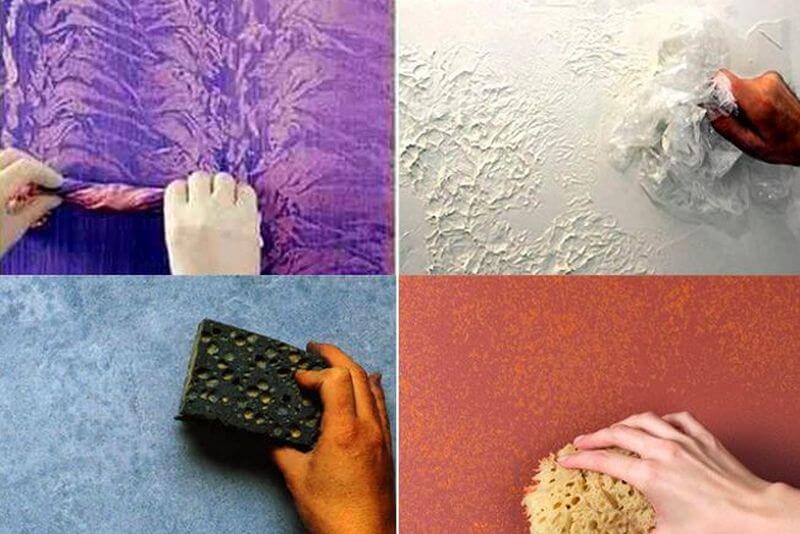 Как и чем покрасить декоративную штукатурку своими руками
