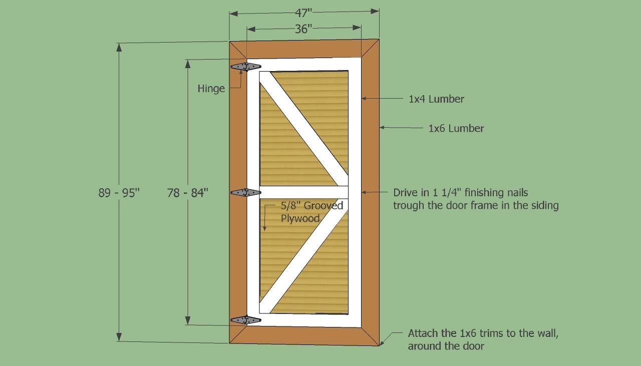 Размеры банных дверей из дерева с коробкой: стандартные - ширина, высота