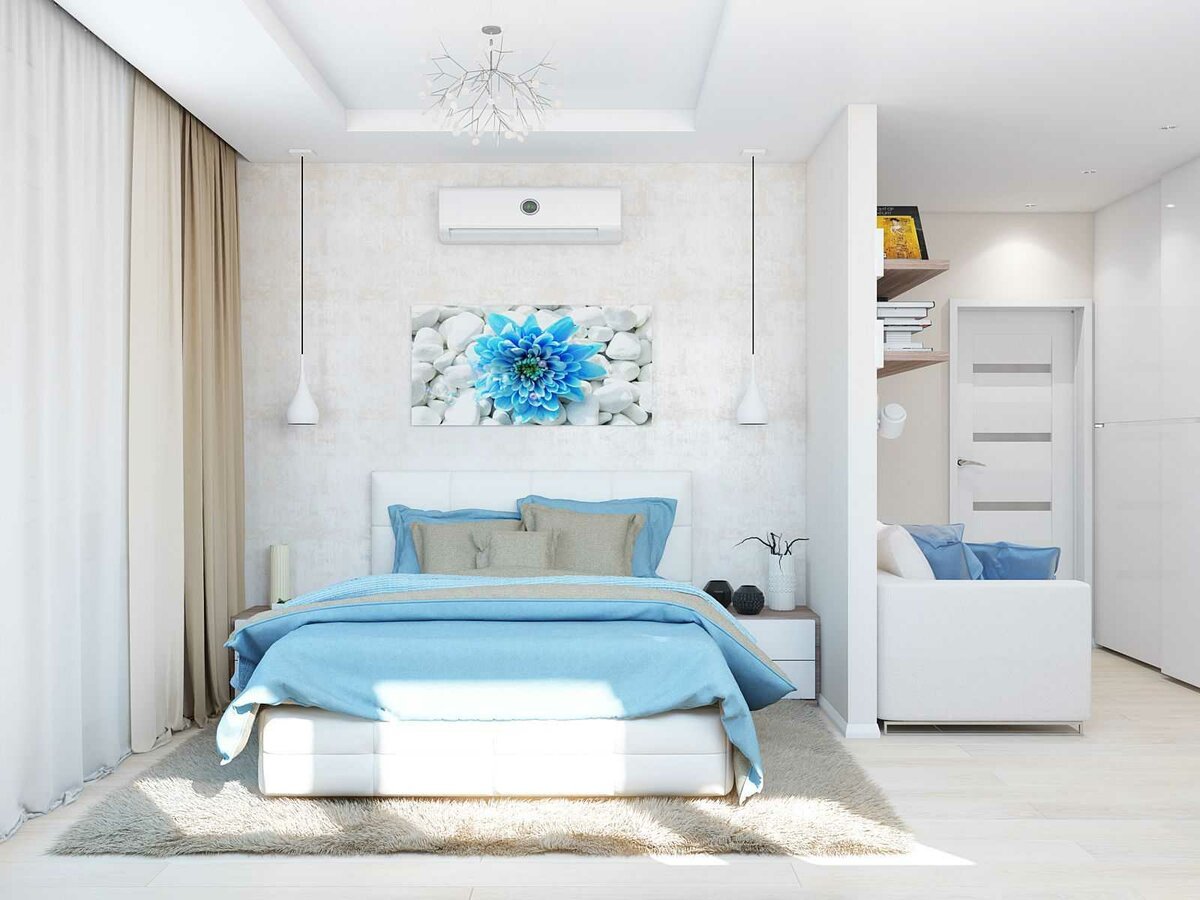 Белая мебель для спальни, возможные оттенки и правила сочетания