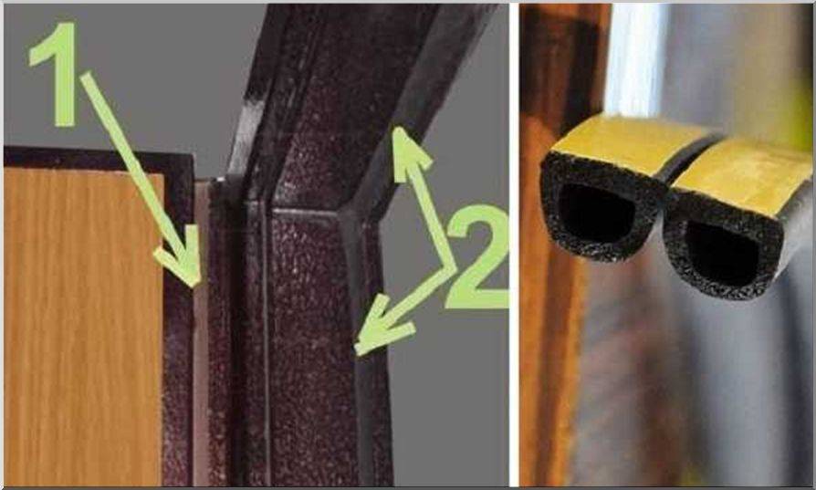 Как уплотнить входную металлическую или деревянную дверь – все нюансы технологии