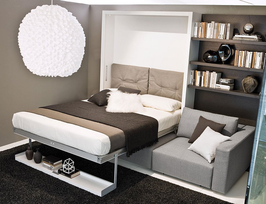 Интерьер спальни с диваном вместо кровати - варинаты дизайна