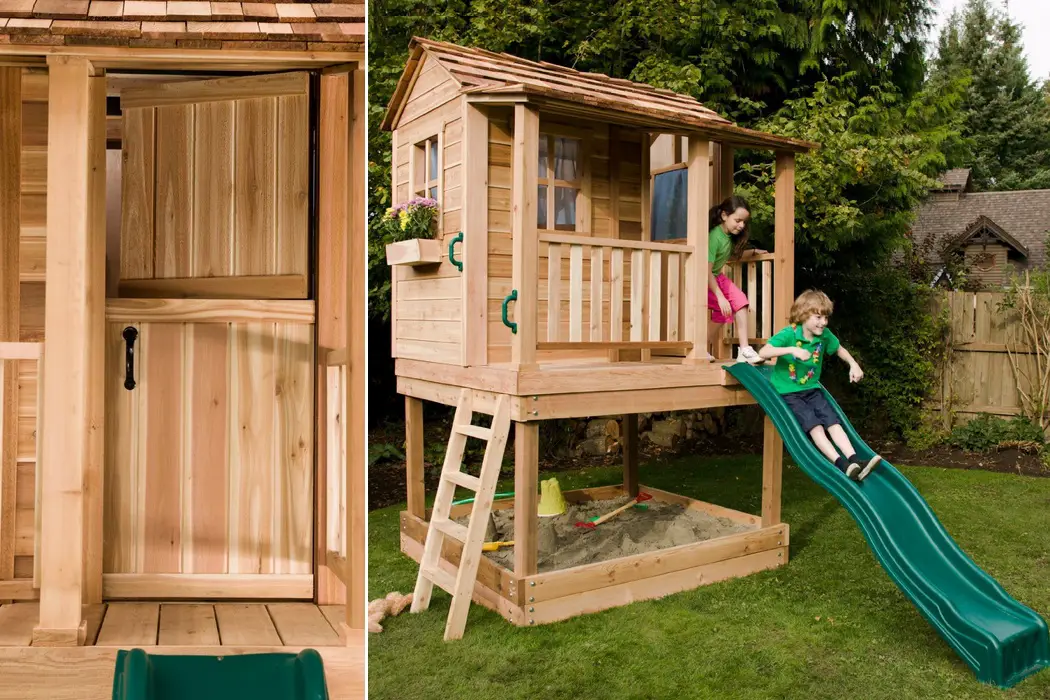 Игровой домик для детей: как построить на даче, во дворе, в квартире | строй легко