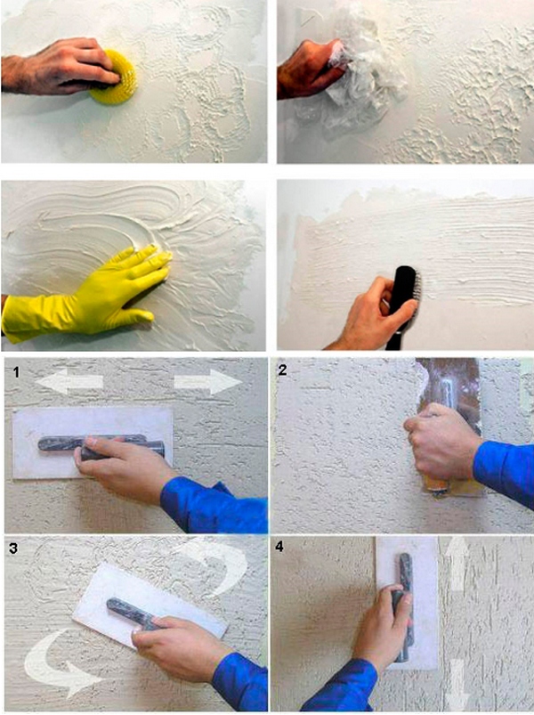 Декоративная штукатурка стен своими руками. как сделать правильно?