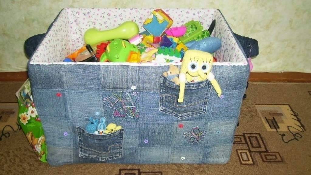 Корзина для игрушек своими руками: мастер класс c фото