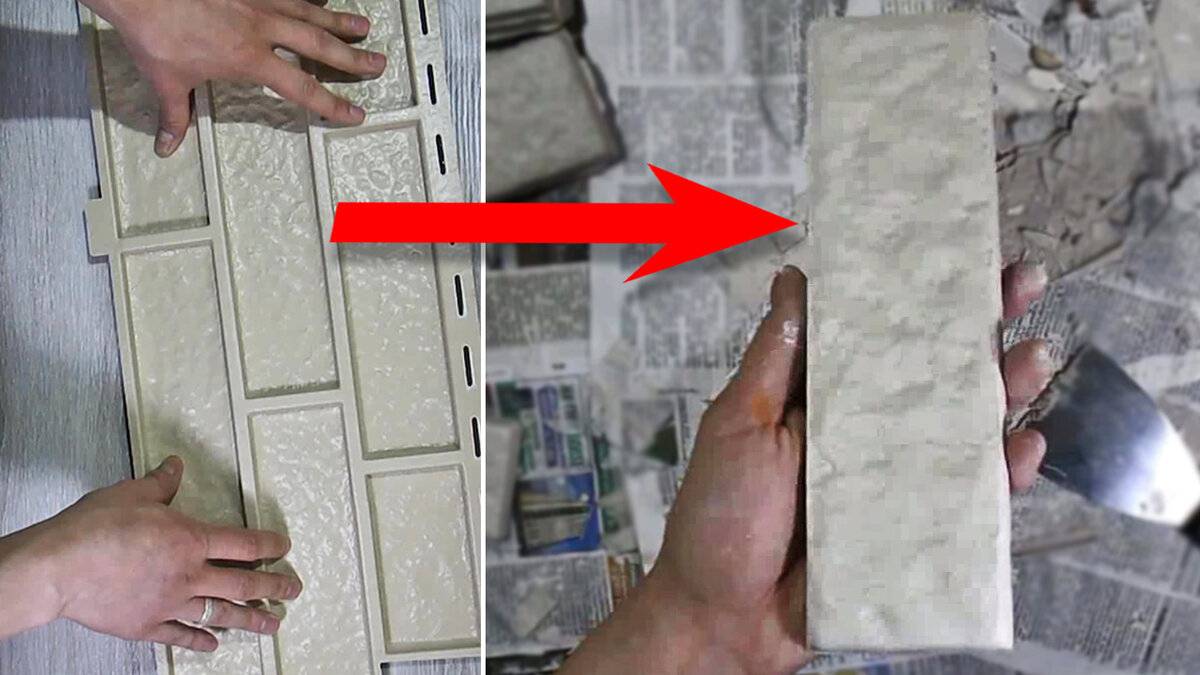 Как сделать декоративную плитку под кирпич своими руками