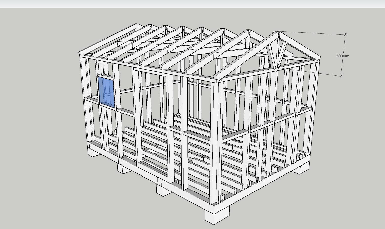 Как построить хозблок для дачи: проект, чертежи и этапы работ