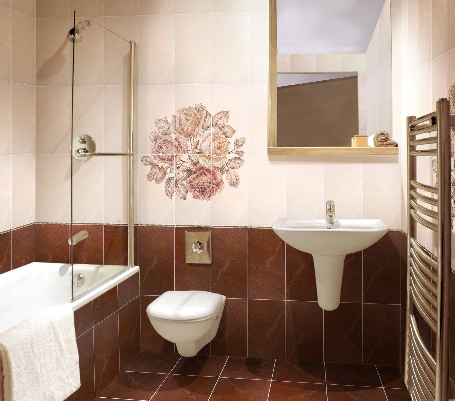 Какую плитку выбрать для маленькой ванной комнаты — особенности дизайна | онлайн-журнал о ремонте и дизайне