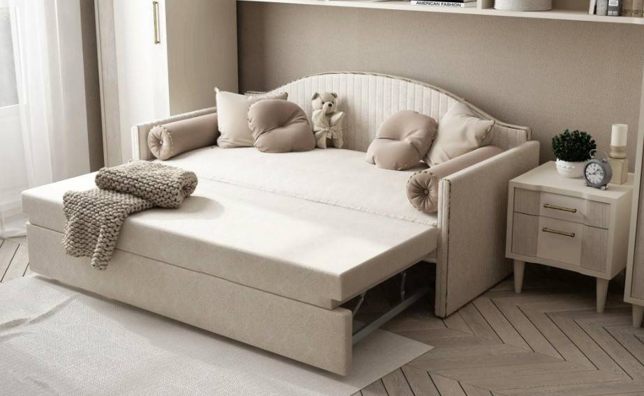 Диван для спальни: модульные и угловые для комнаты, производство кроватей, недорогие больших размеров, вместо