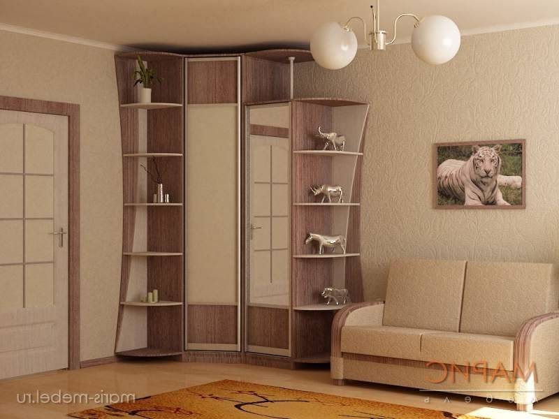 Угловые шкафы в маленькую комнату: виды, размеры, дизайн и цвет