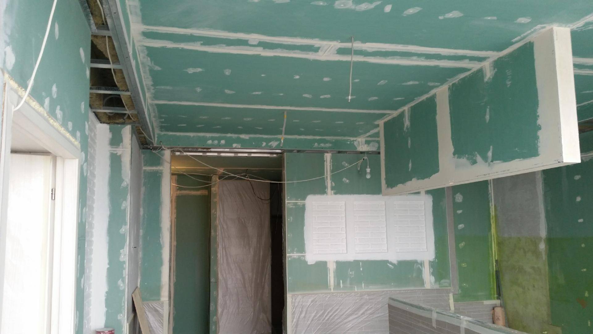 Стены из гипсокартона под покраску. подбор необходимых материалов | интерьер и декор