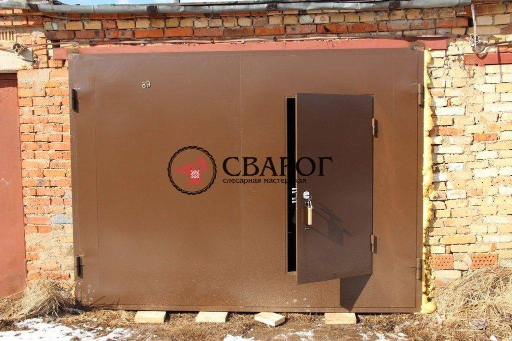 Ворота для гаража металлические распашные: чертежи, схемы, эскизы своими руками сделать конструкцию
