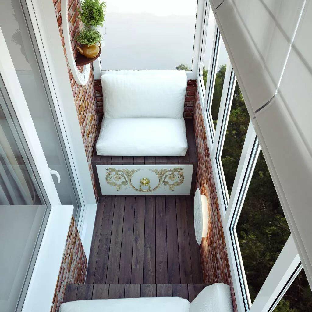 Дизайн маленького балкона: современные идеи в хрущевке и панельном доме с фото