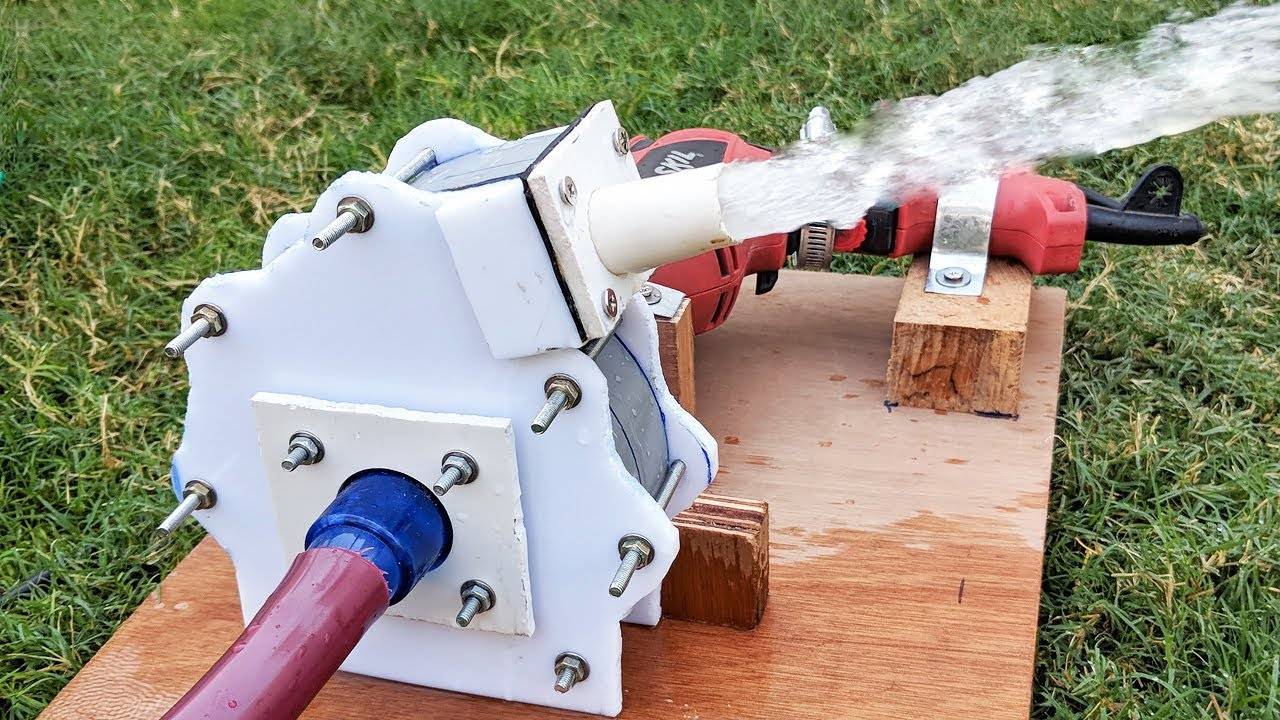 Как сделать насос для полива из старой стиральной машины