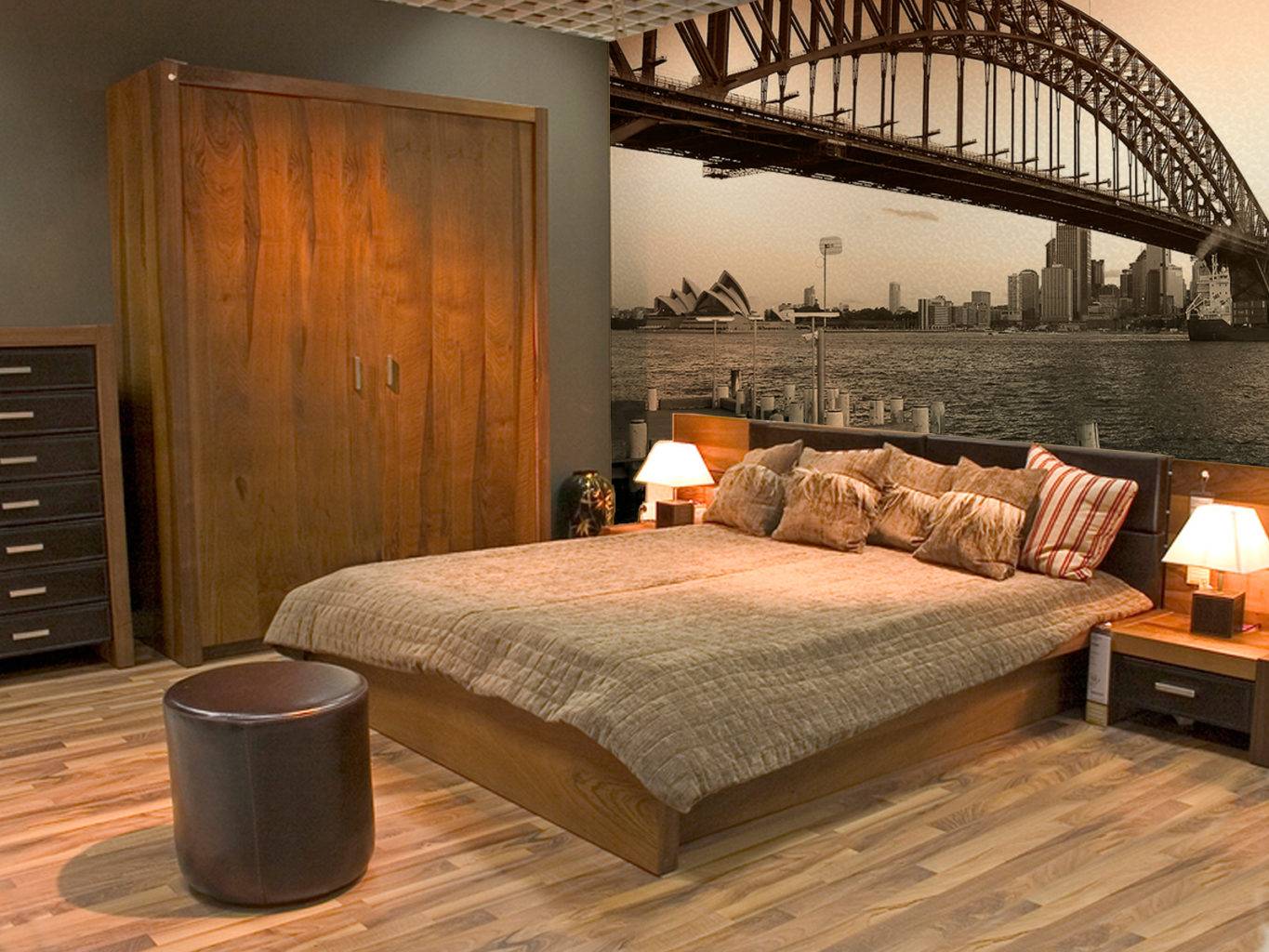 Фотообои в спальню над кроватью: дизайн, фото, идеи | domoked.ru