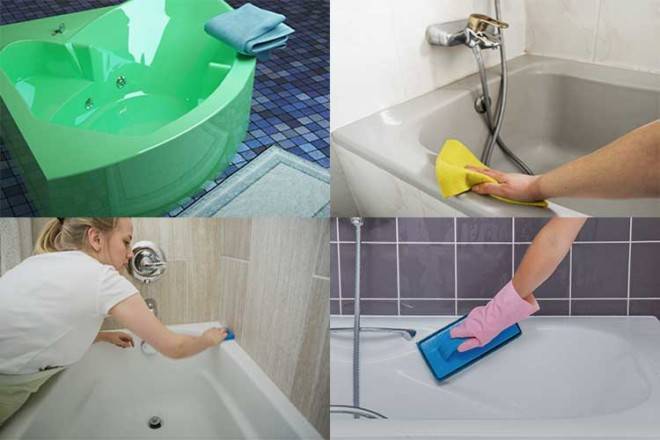 Чем можно мыть, чистить и дезинфицировать акриловую ванну