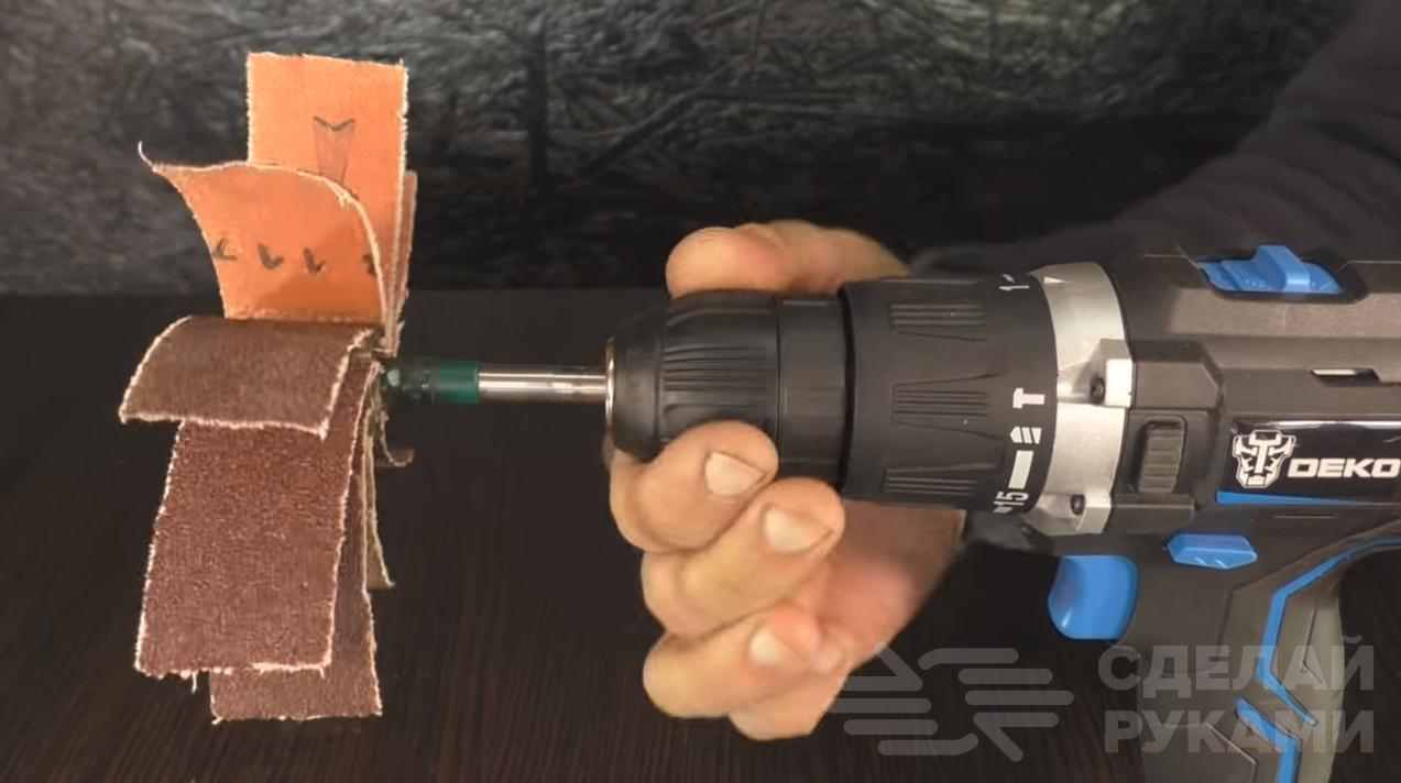 Насадки на дрель для шлифовки и полировки