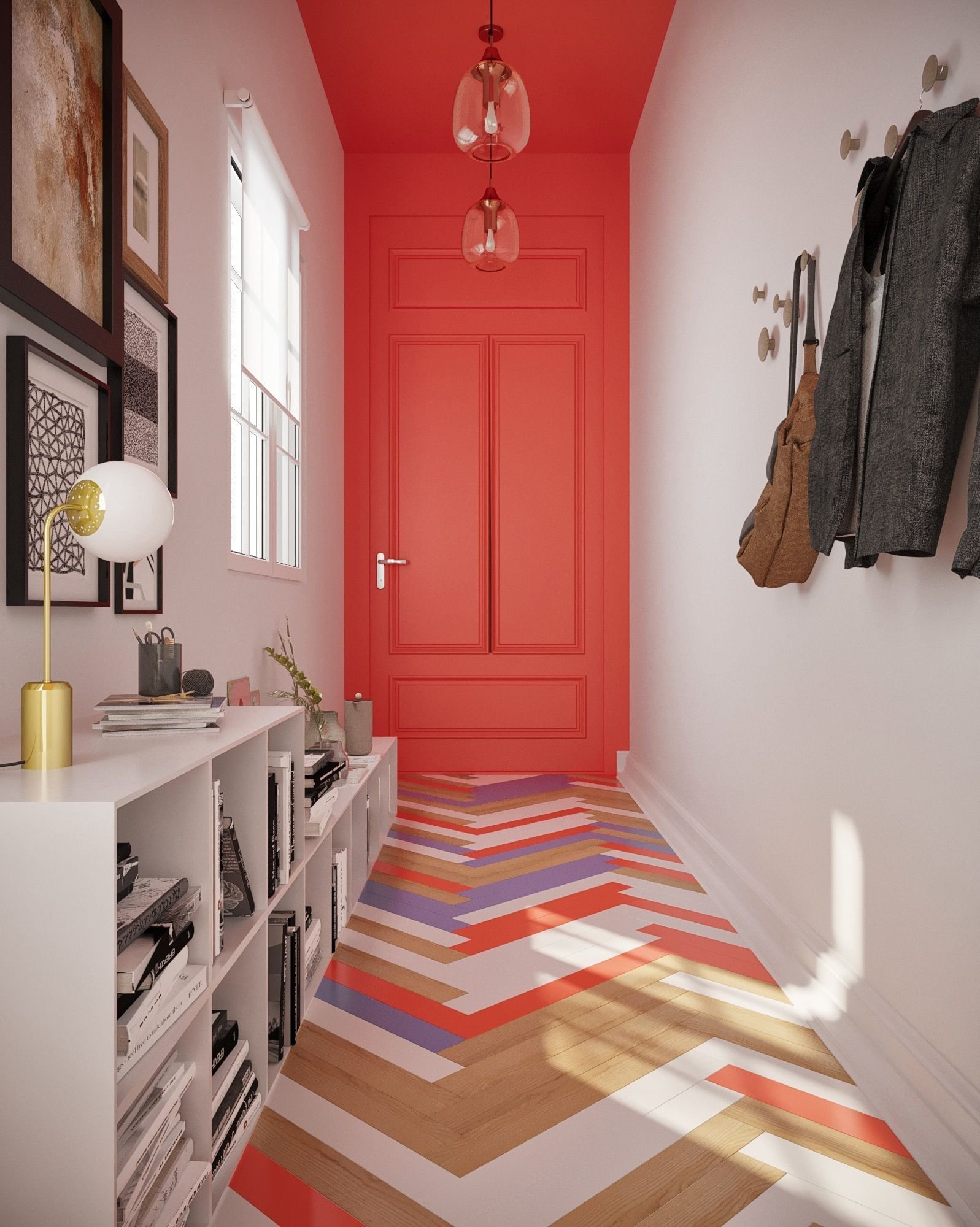 В какой цвет покрасить коридор в квартире: наши советы (+38 фото)