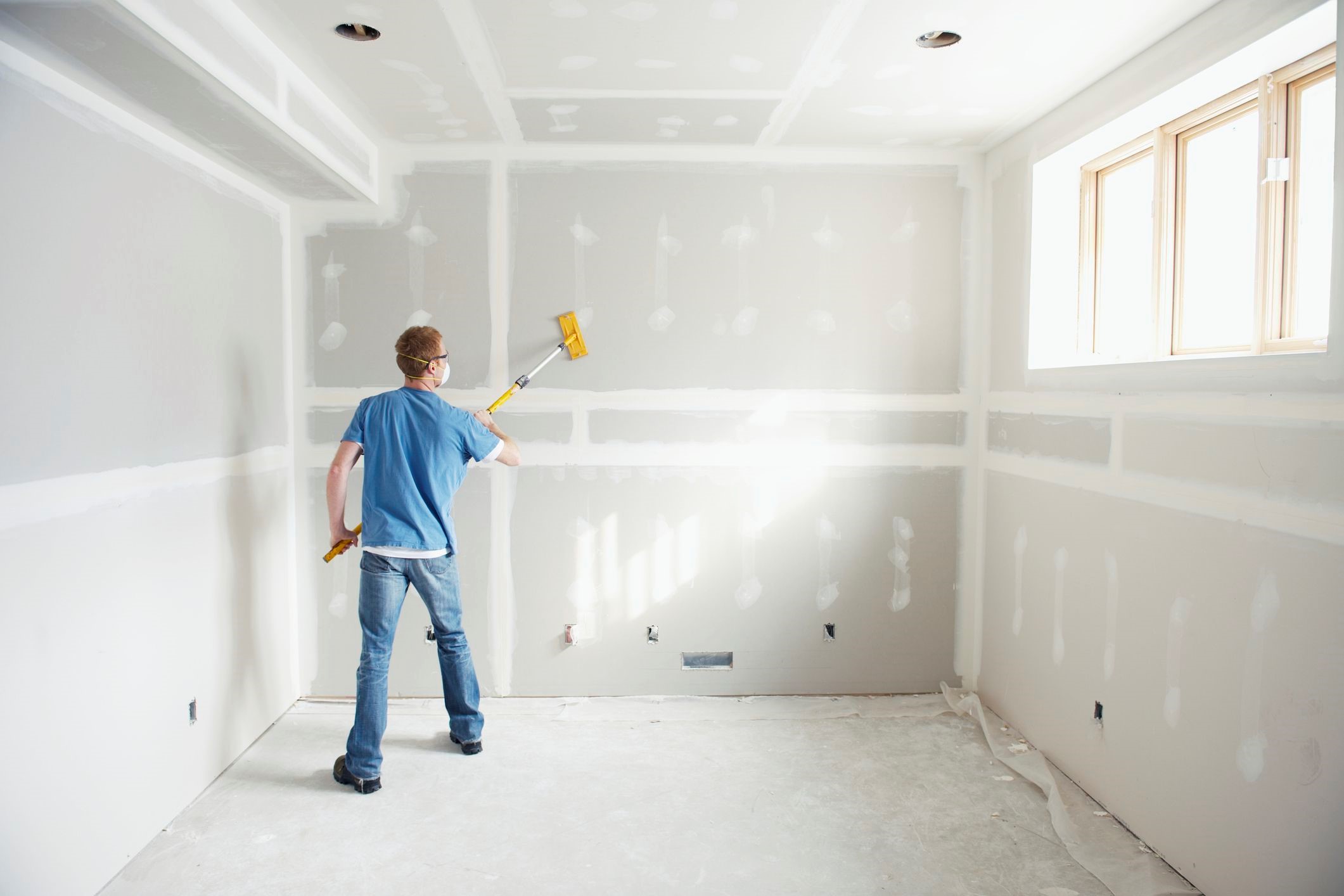 Как покрасить гипсокартон: красим потолок и стены своими руками