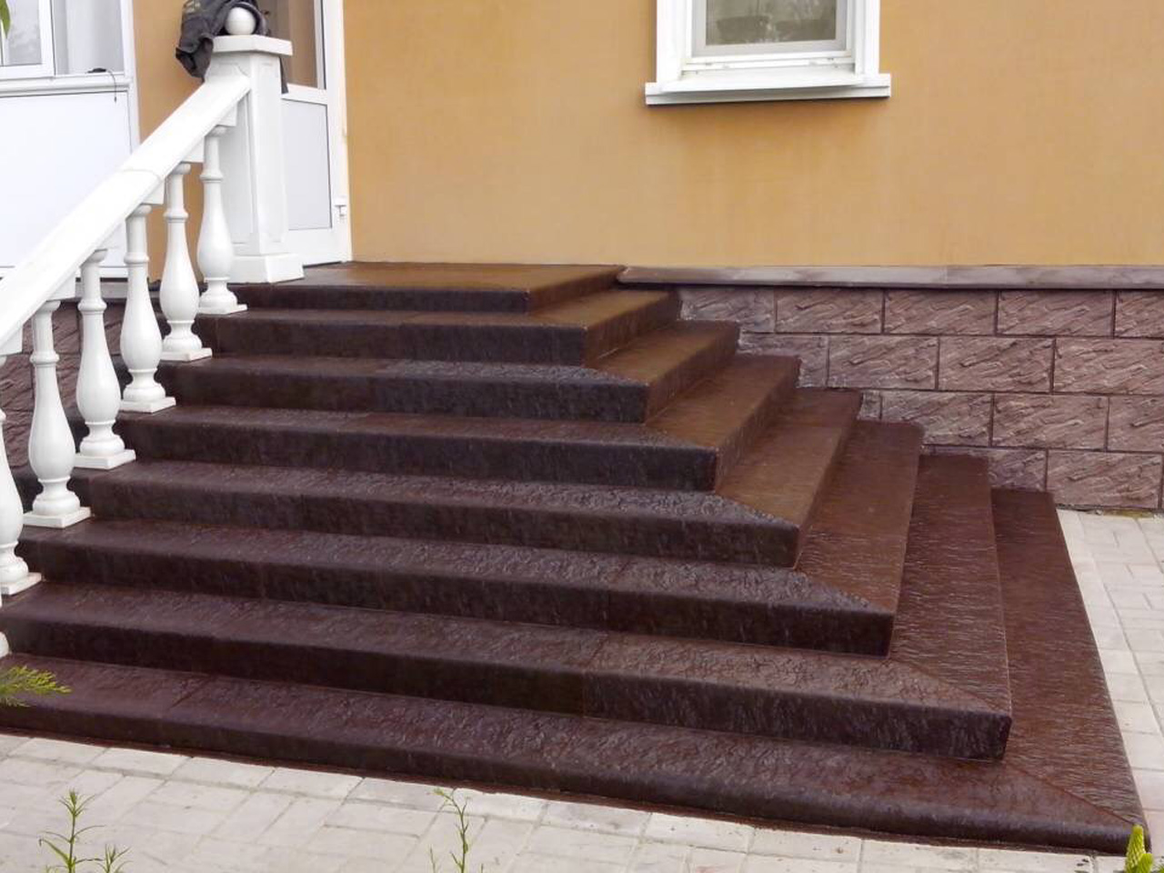 Лестница из бетона на улице инструкция
