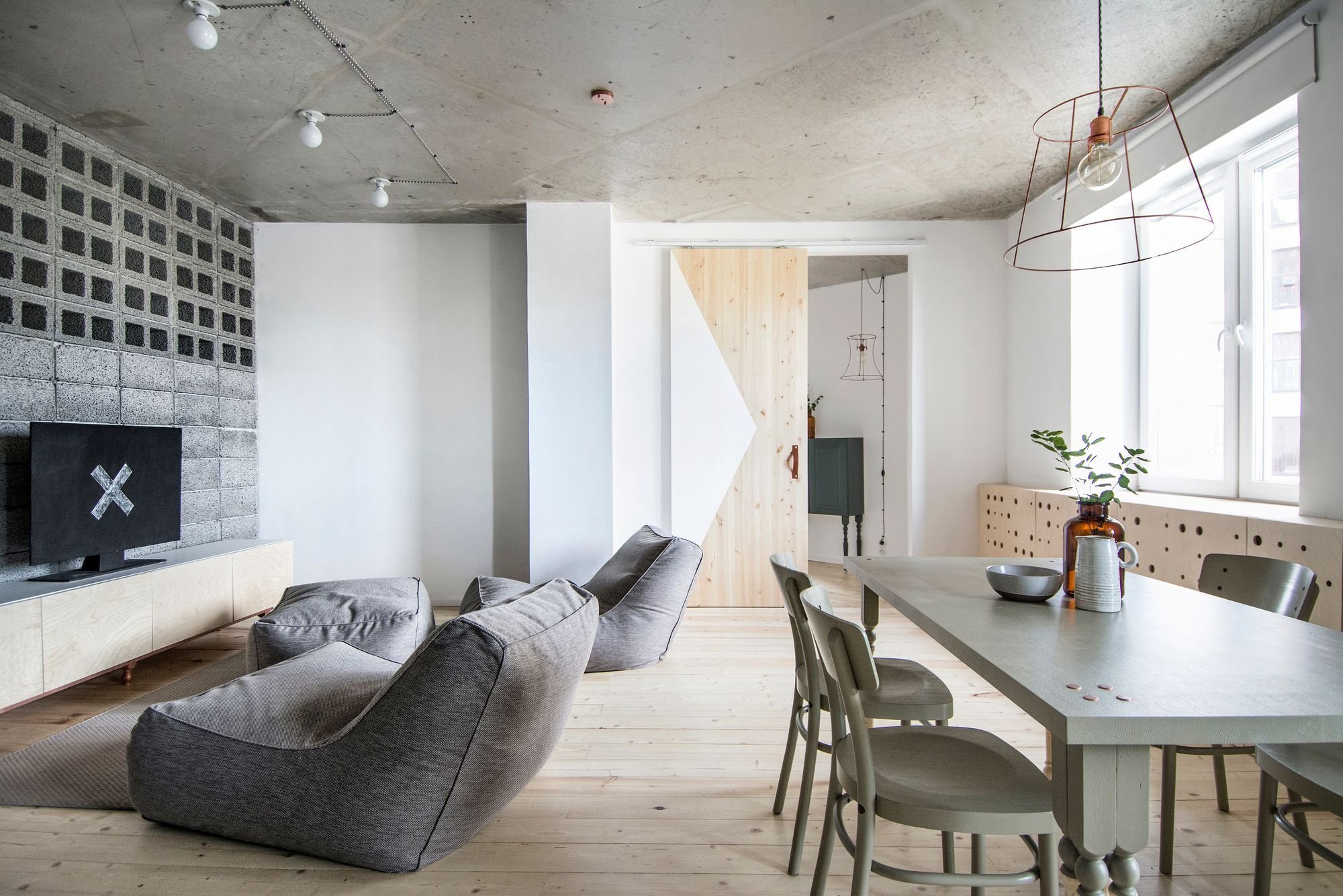 Бетонный потолок в интерьере: 60+ лаконичных идей для дизайна в стиле лофт, минимализм и хай-тек — дом&стройка