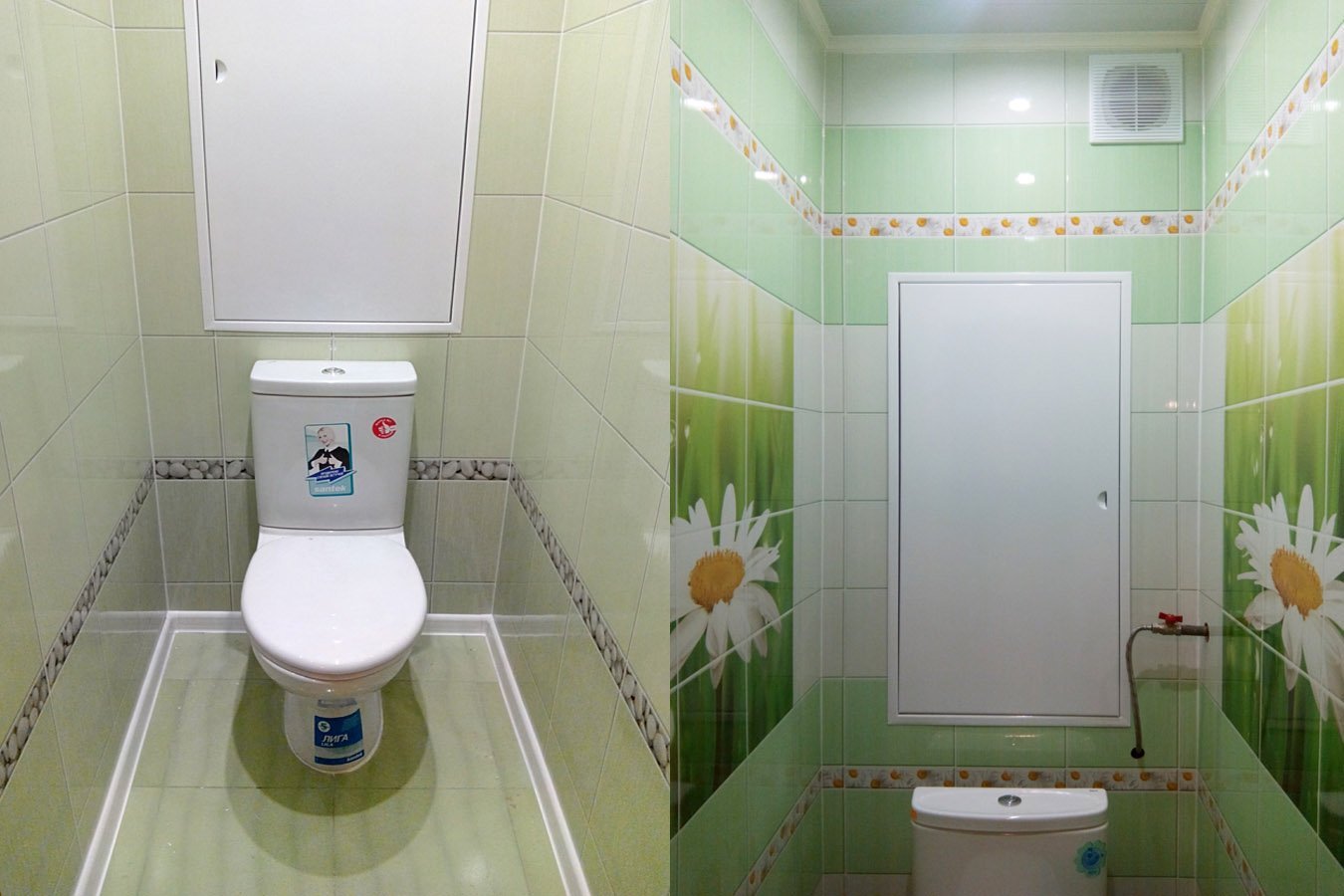 Стеновые панели в туалете: плюсы и минусы оформления
