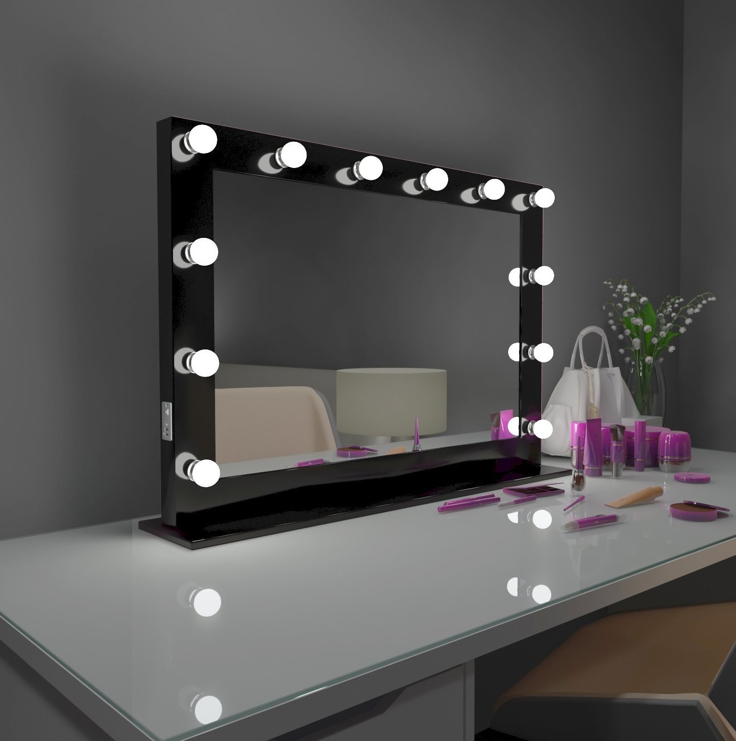 Зеркало для макияжа с подсветкой своими руками 2019 год