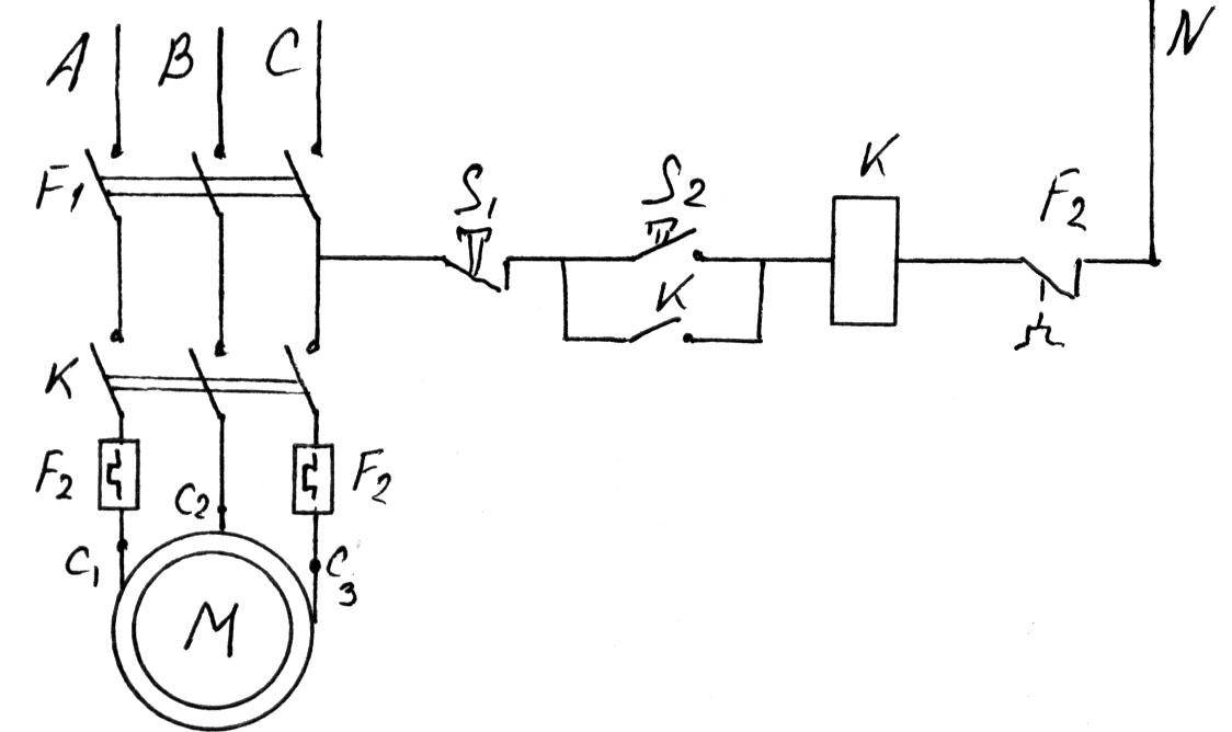 Схема подключения магнитного пускателя с тепловым реле. Схема подключения тепловых реле. Схема прямого пуска электродвигателя 380. Схема подключения двигателя с тепловым реле. Электротепловое реле схема подключения.
