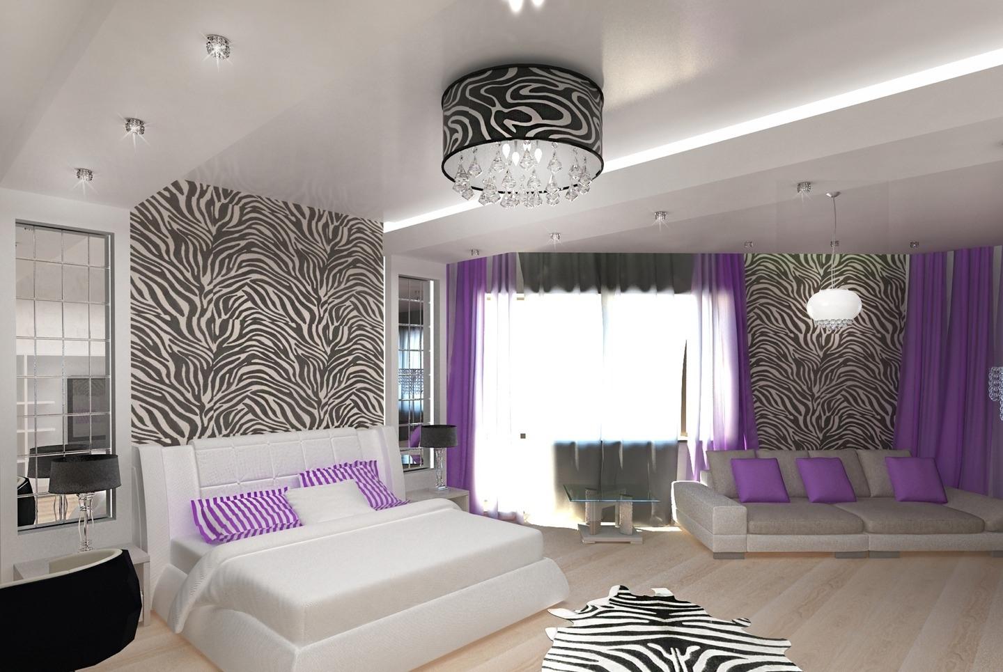 Черно белая спальня — выбор поклонников элегантного интерьера