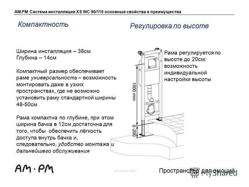 Инсталляция схема монтажа