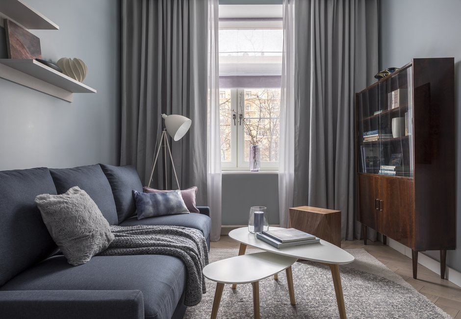 Дизайн серых штор с 70 фото в интерьере жилья