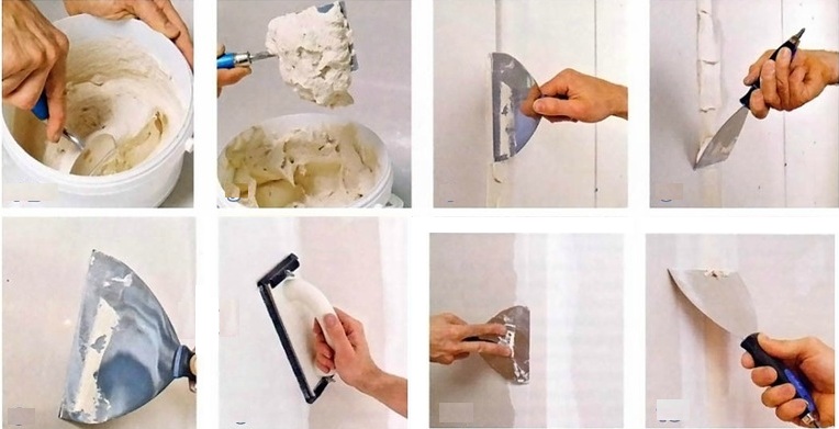 Шпаклевка стен: выбор смеси и правила нанесения (+20 фото)