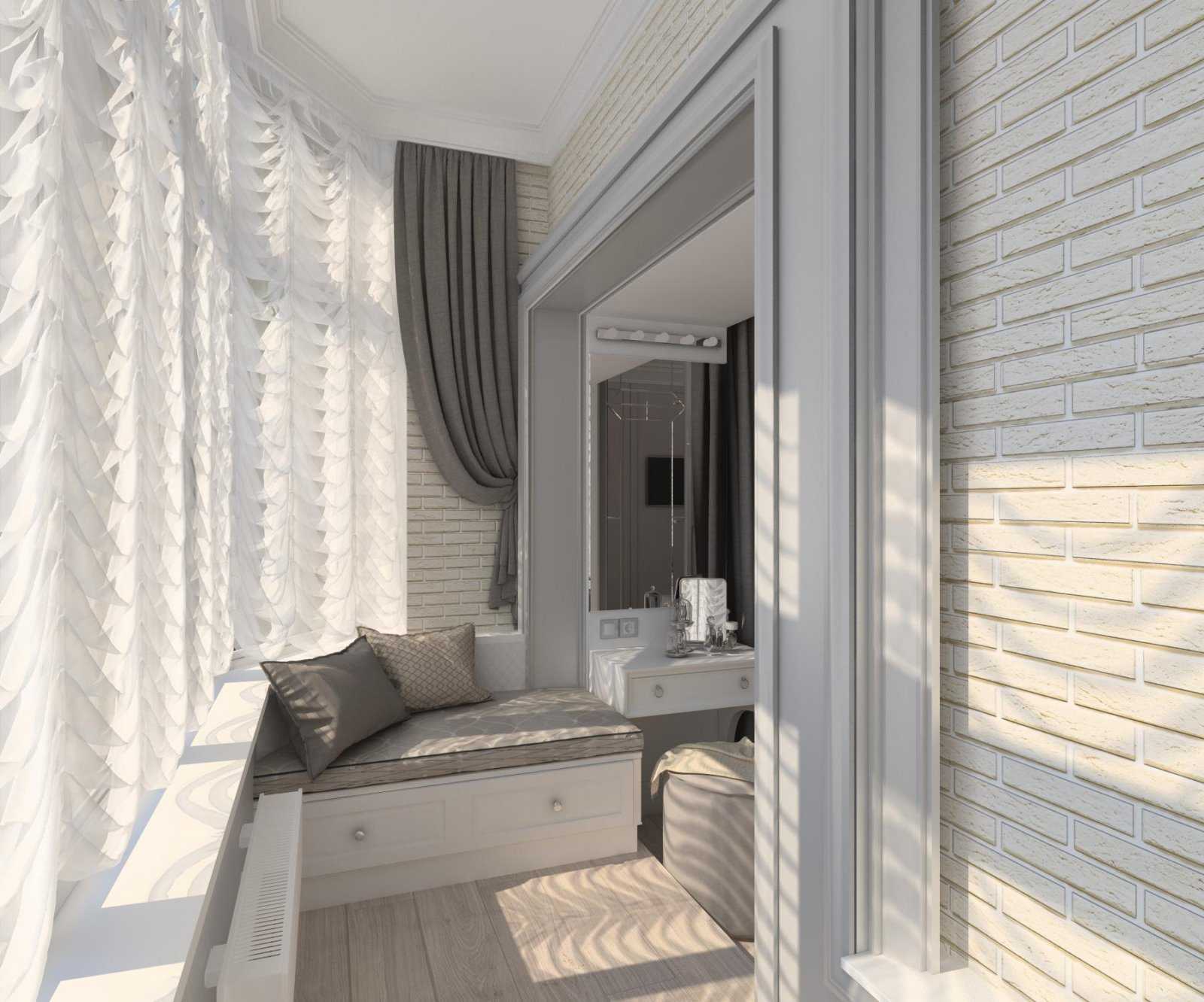 Дизайн спальни с балконом: рациональные варианты совмещения