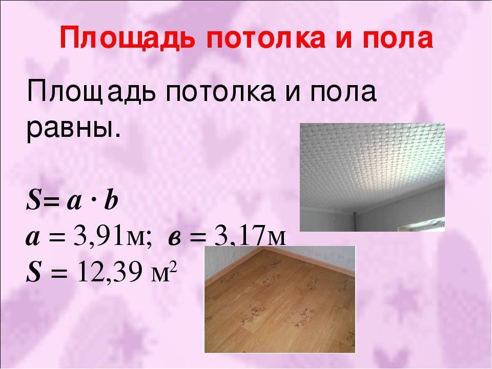 Как посчитать квадратные метры комнаты (квадратуру)