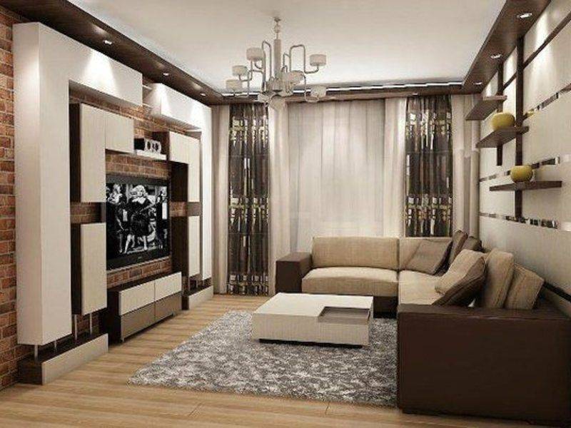 Особенности дизайна зала в квартире: мебель, освещение, отделочные материалы