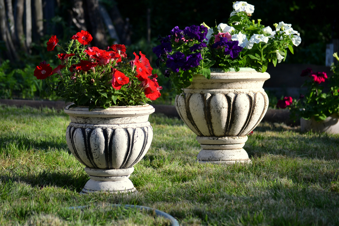 Декоративные вазоны для сада – предназначение, фото, как выбрать