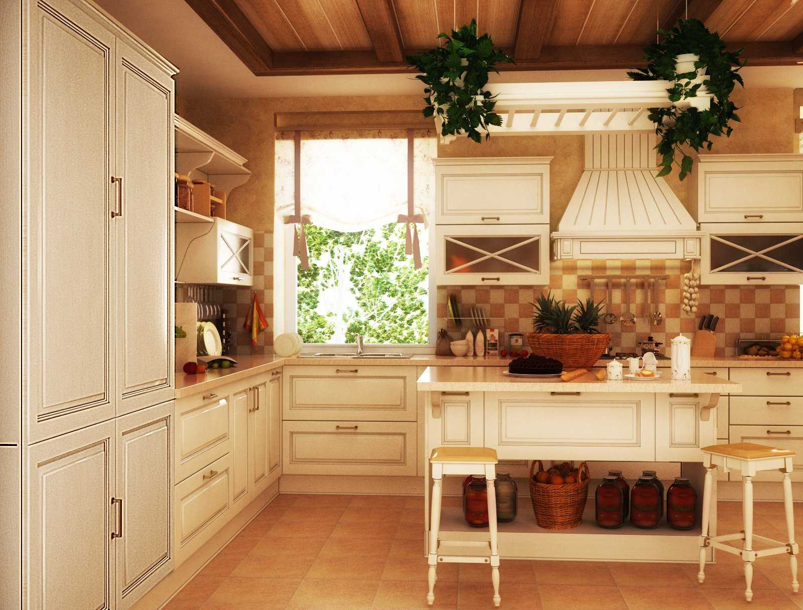 Кухня в стиле кантри 2021: особенности дизайна, отделка, аксессуары, реальные фото в квартире, в частном доме