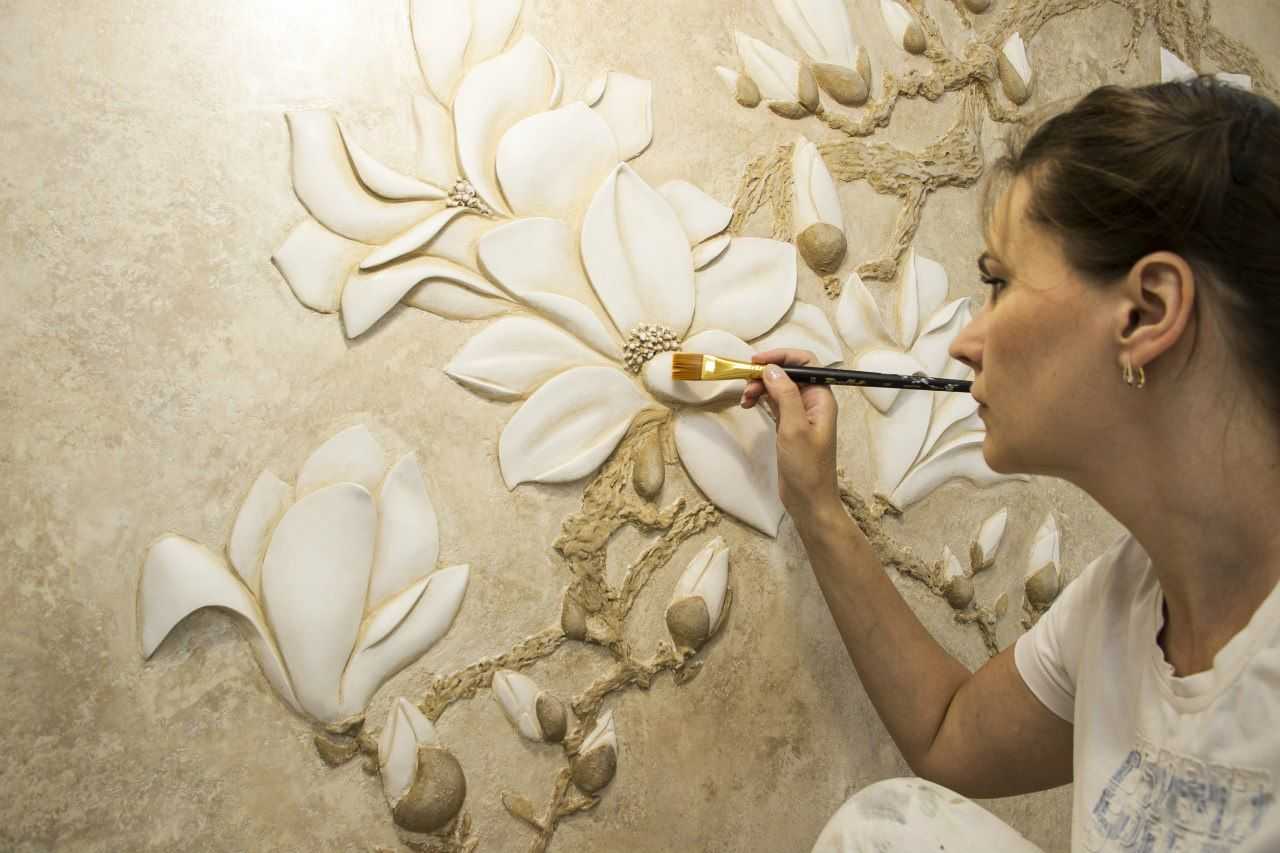 Создание объемных картин на стене: используемые техники и особенности декорирования - remproffi.ru