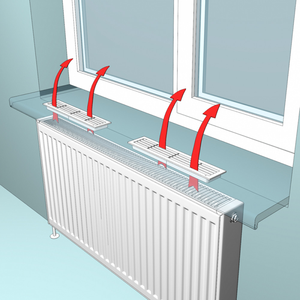 О вентиляционных решетках в подоконной доске: зачем нужны и как выбирать?