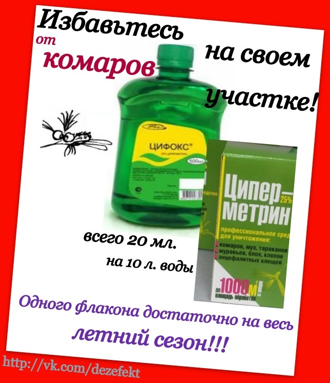 Как избавиться от комаров на дачном участке? что работает?