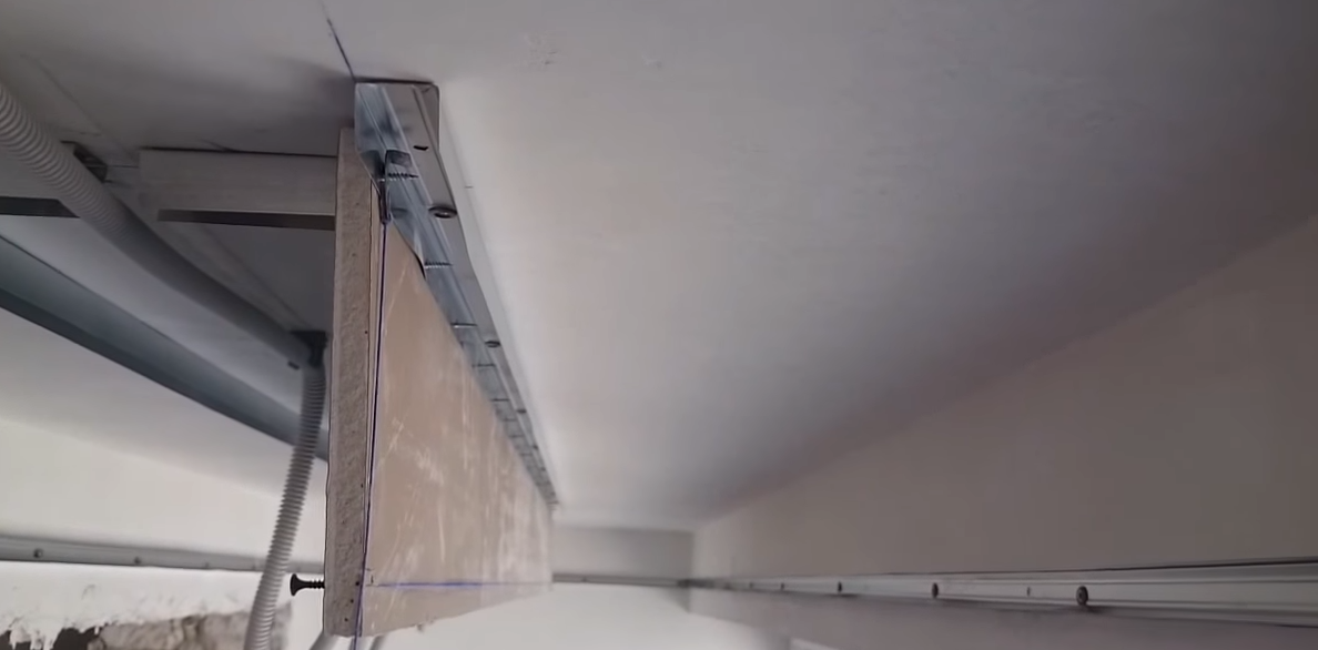 Парящий потолок из гипсокартона - как это выглядит?