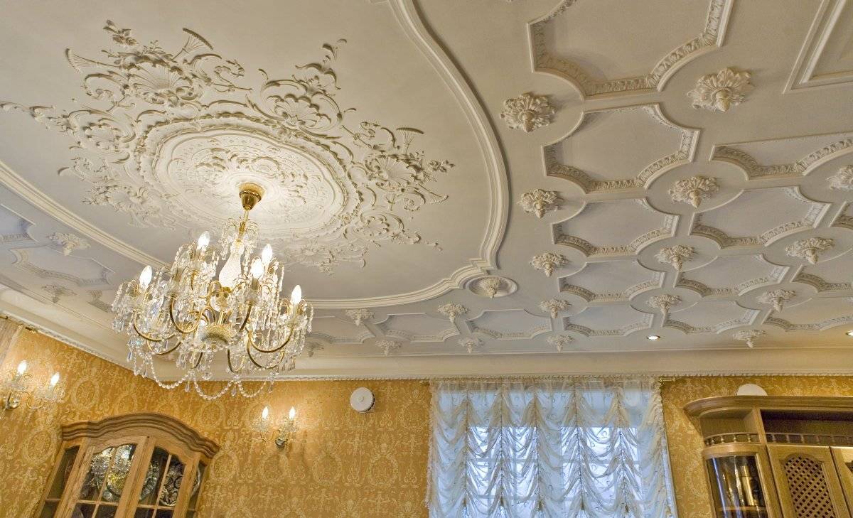Как сделать потолок с лепниной своими руками - myprofnastil