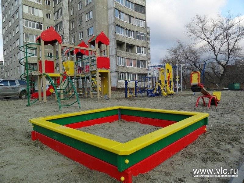 Детская площадка на придомовой территории – требования по установке